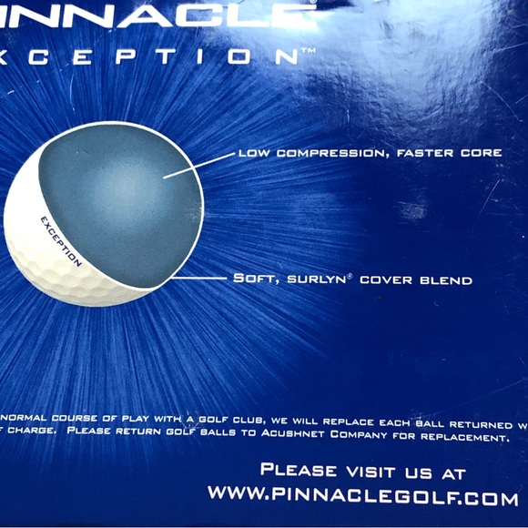 NWOT Pinnacle Golf Balls & Tees in Gift box - Picture 4 of 8